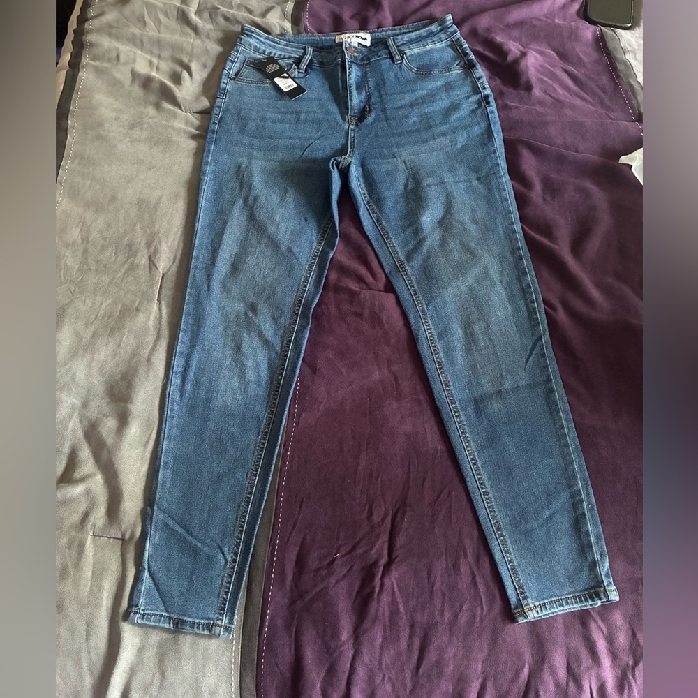 Fashion Nova Curvy Stretch Light Blue Skinny Jeans👖